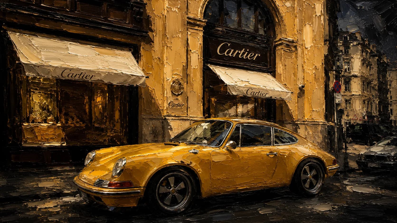 Golden Porsche